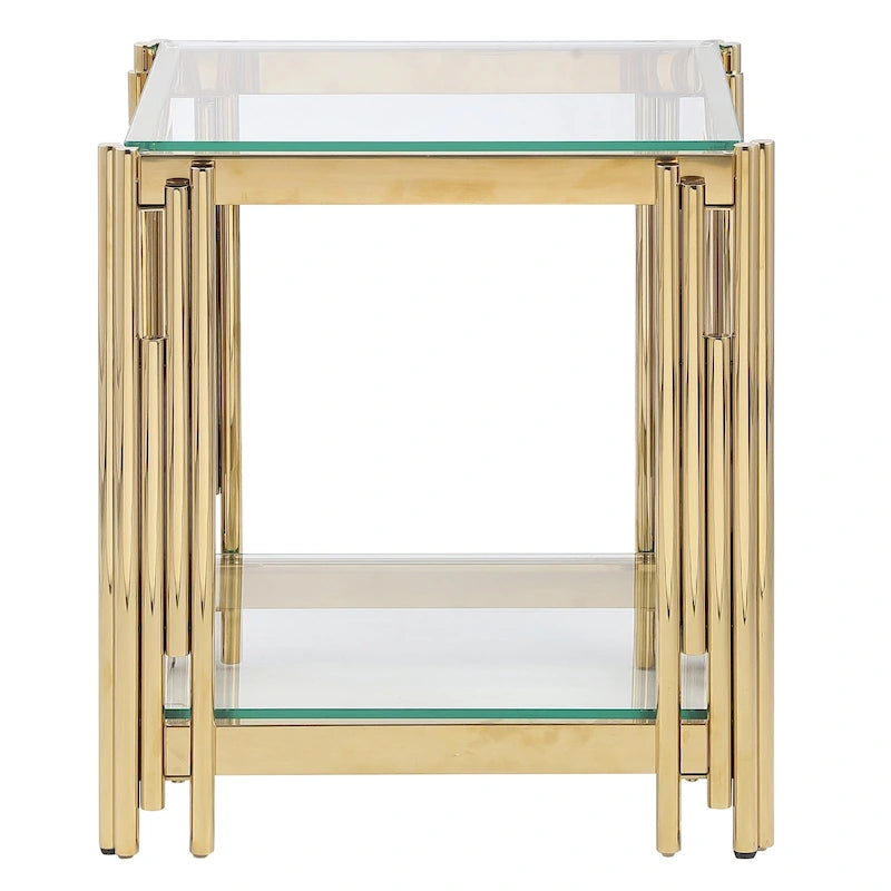 Bahut de cuisine / Table de buffet avec portes vitrées
