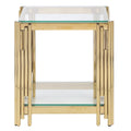 Bahut de cuisine / Table de buffet avec portes vitrées