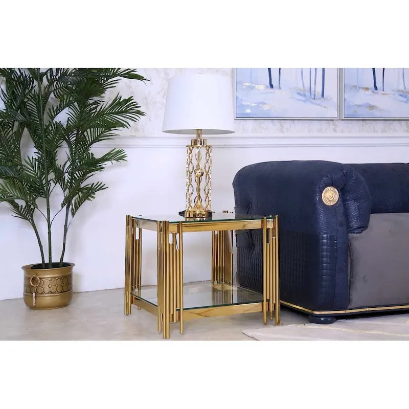 Bahut de cuisine / Table de buffet avec portes vitrées