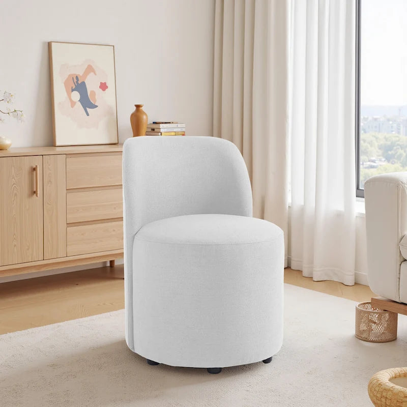 Chaise de salle à manger rembourrée de luxe — Chaise d'appoint pour salle à manger et cuisine