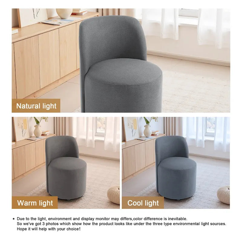 Chaise de salle à manger rembourrée de luxe — Chaise d'appoint pour salle à manger et cuisine