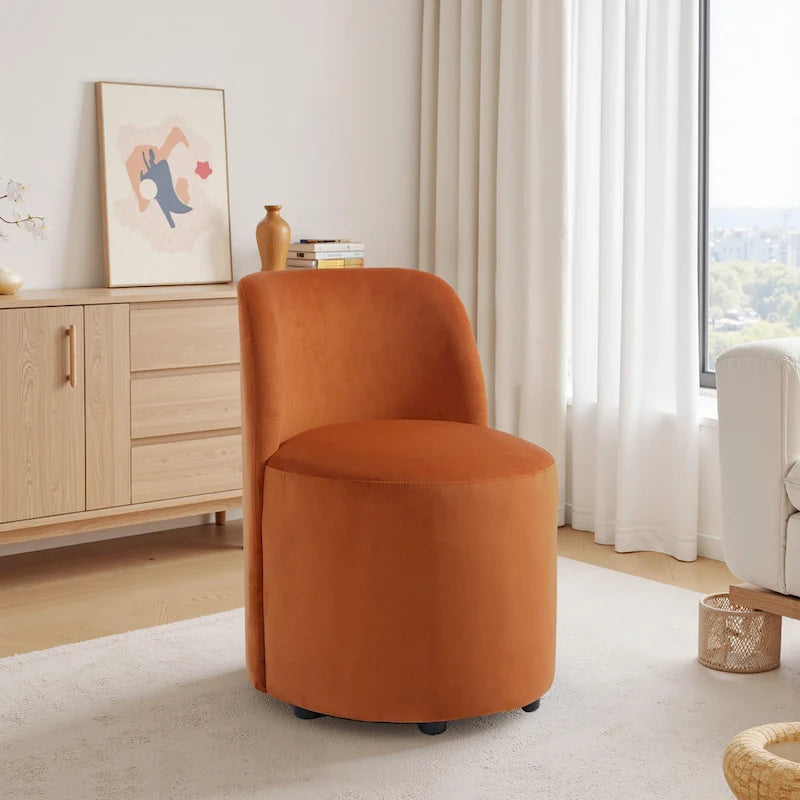 Chaise de salle à manger rembourrée de luxe — Chaise d'appoint pour salle à manger et cuisine