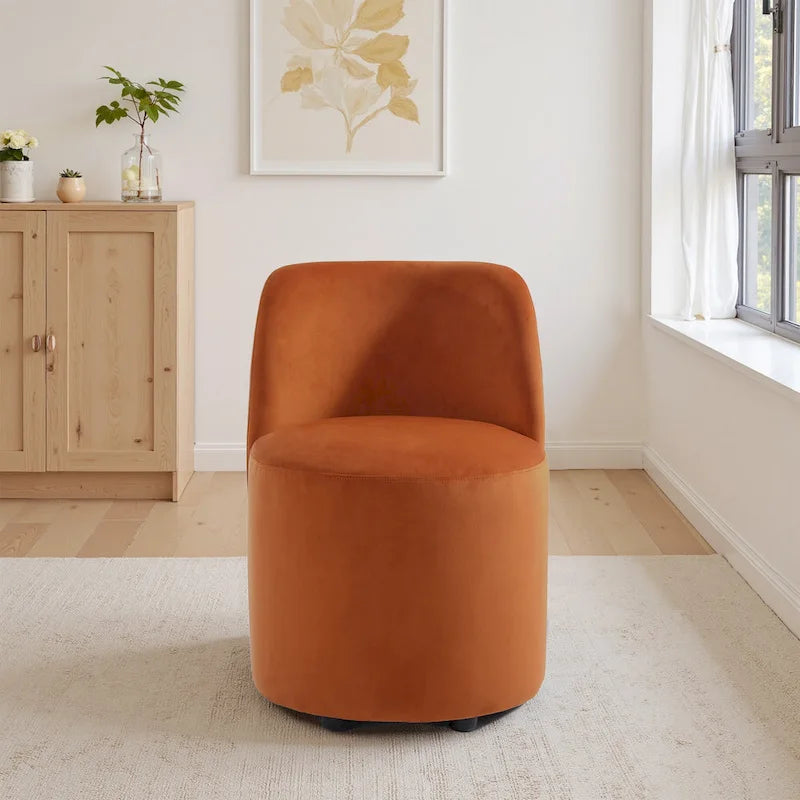 Chaise de salle à manger rembourrée de luxe — Chaise d'appoint pour salle à manger et cuisine