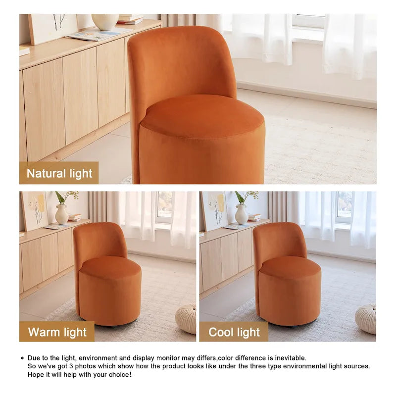 Chaise de salle à manger rembourrée de luxe — Chaise d'appoint pour salle à manger et cuisine