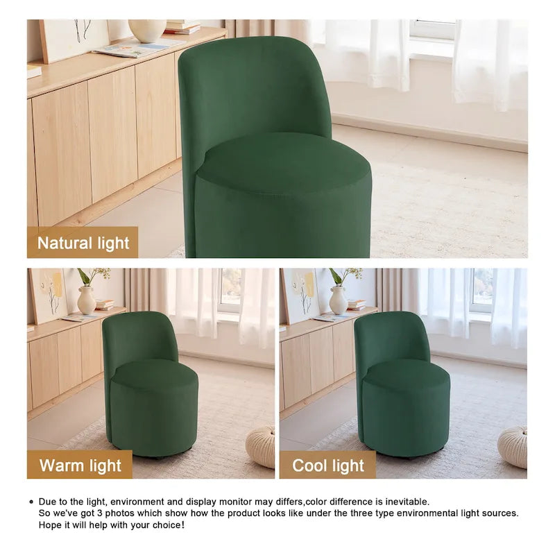 Chaise de salle à manger rembourrée de luxe — Chaise d'appoint pour salle à manger et cuisine