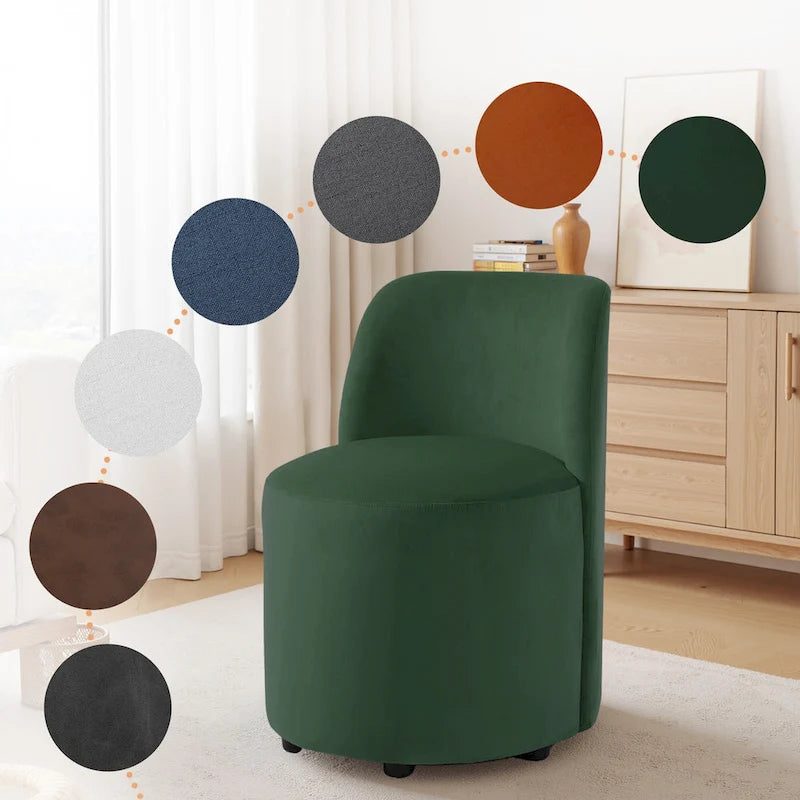 Chaise de salle à manger rembourrée de luxe — Chaise d'appoint pour salle à manger et cuisine