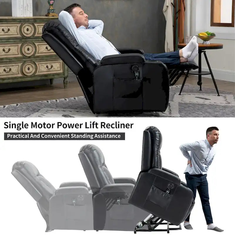 Fauteuil inclinable électrique réglable en hauteur