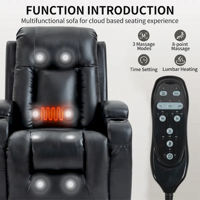 Fauteuil inclinable électrique réglable en hauteur