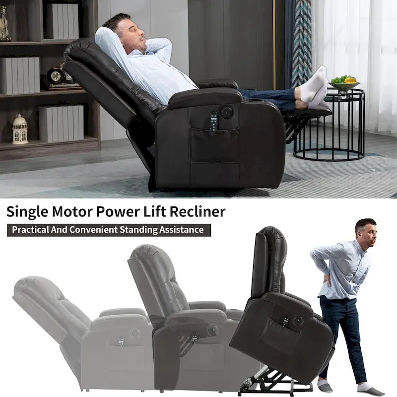 Fauteuil inclinable électrique réglable en hauteur