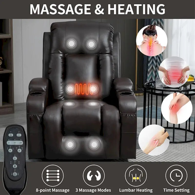 Fauteuil inclinable électrique réglable en hauteur