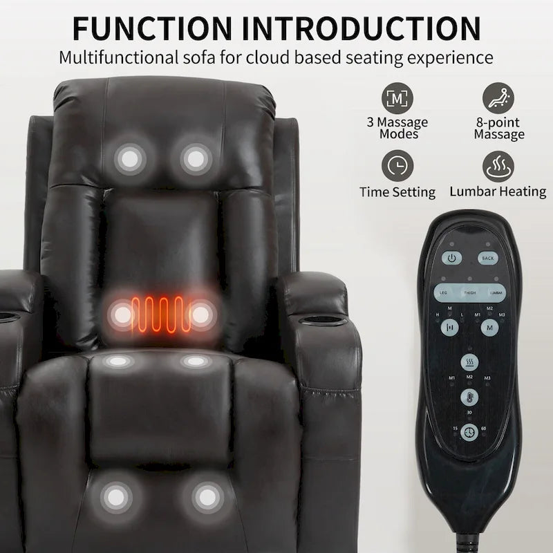 Fauteuil inclinable électrique réglable en hauteur