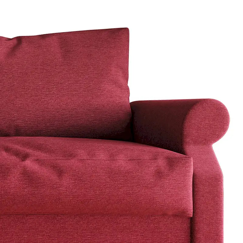 Fauteuil capitonné en lin