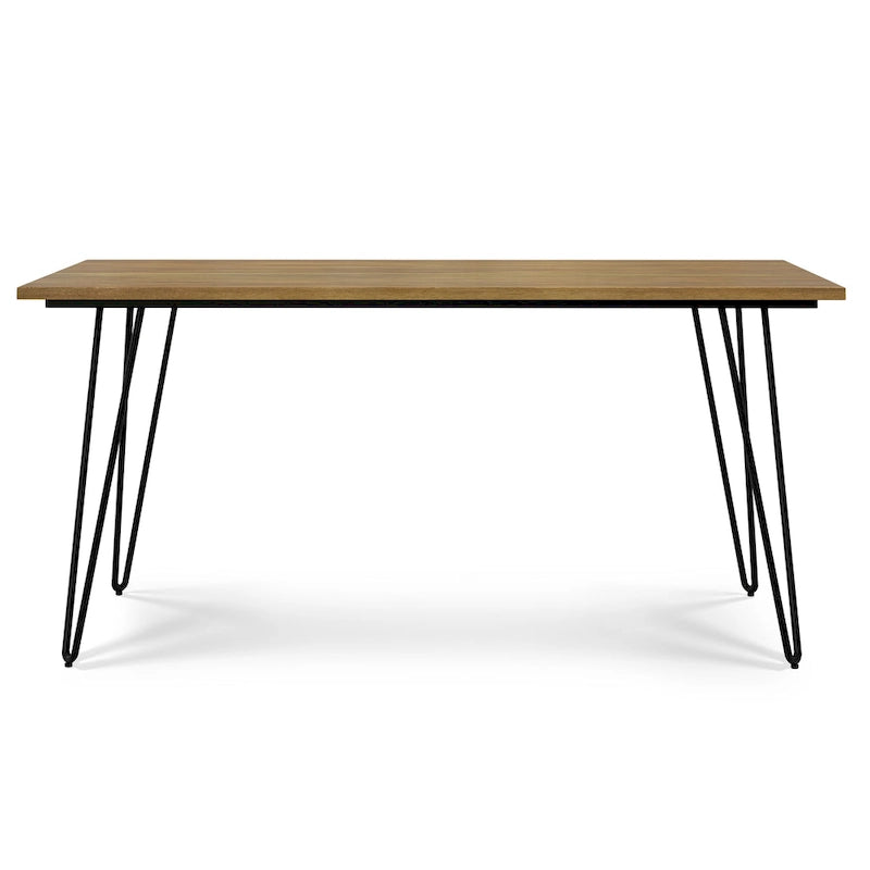 Table à manger en bois de style industriel