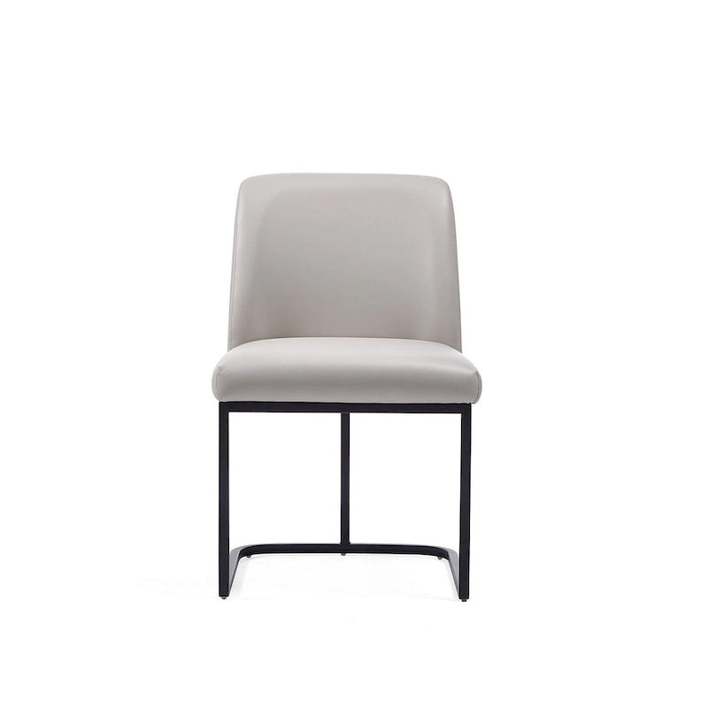 Chaises de salle à manger en similicuir (lot de 2)