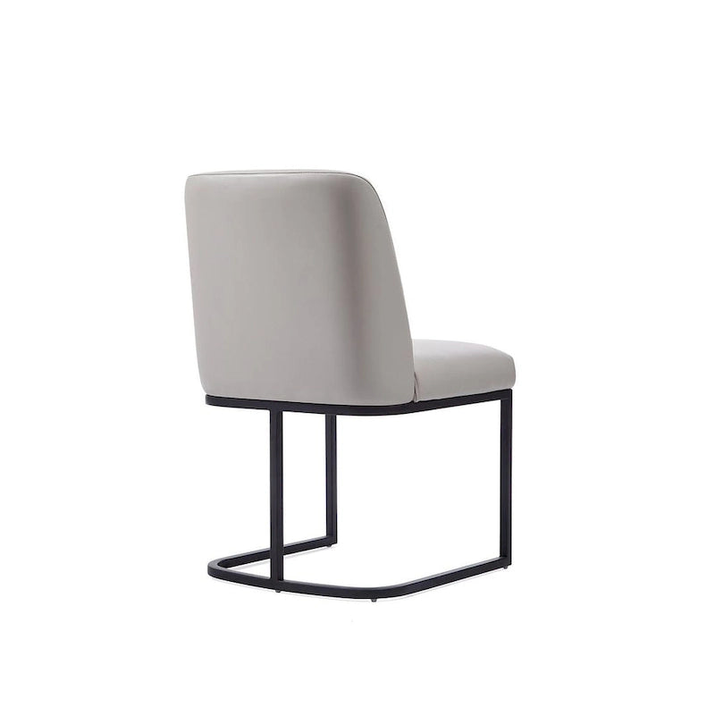 Chaises de salle à manger en similicuir (lot de 2)