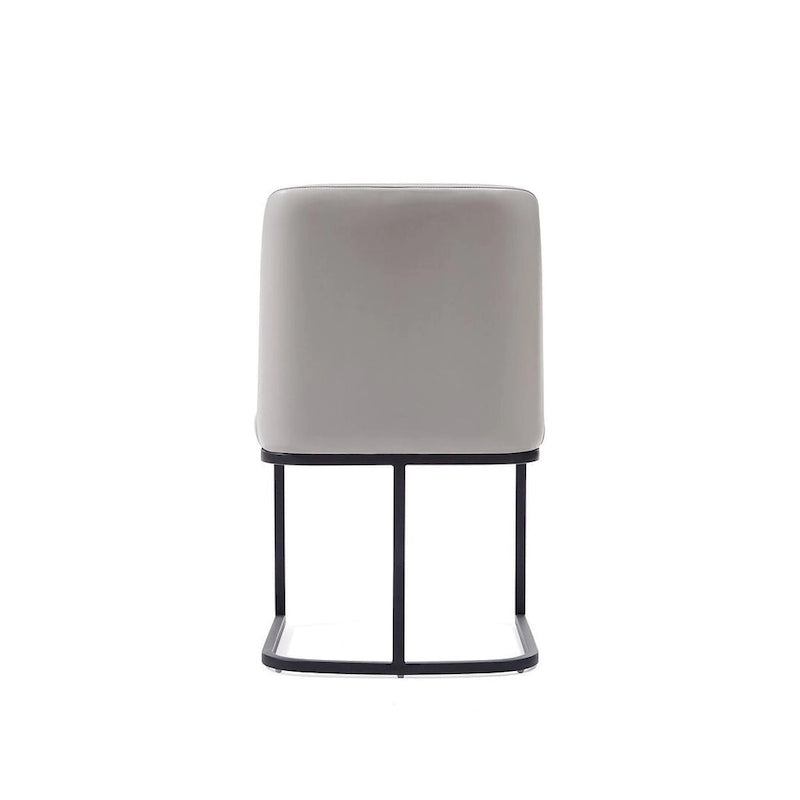 Chaises de salle à manger en similicuir (lot de 2)
