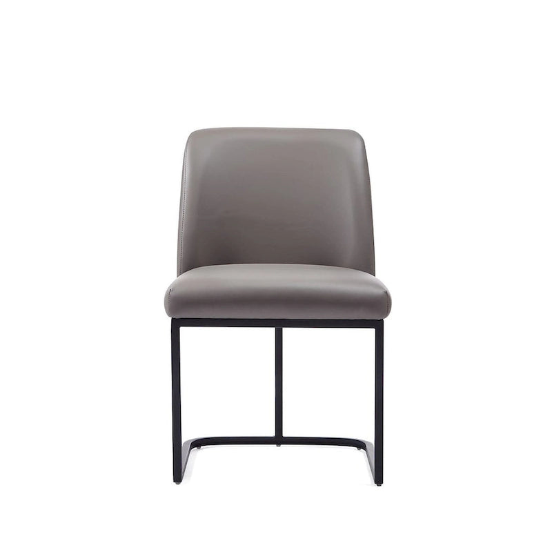 Chaises de salle à manger en similicuir (lot de 2)