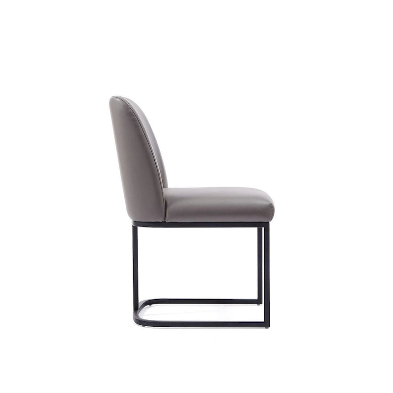 Chaises de salle à manger en similicuir (lot de 2)