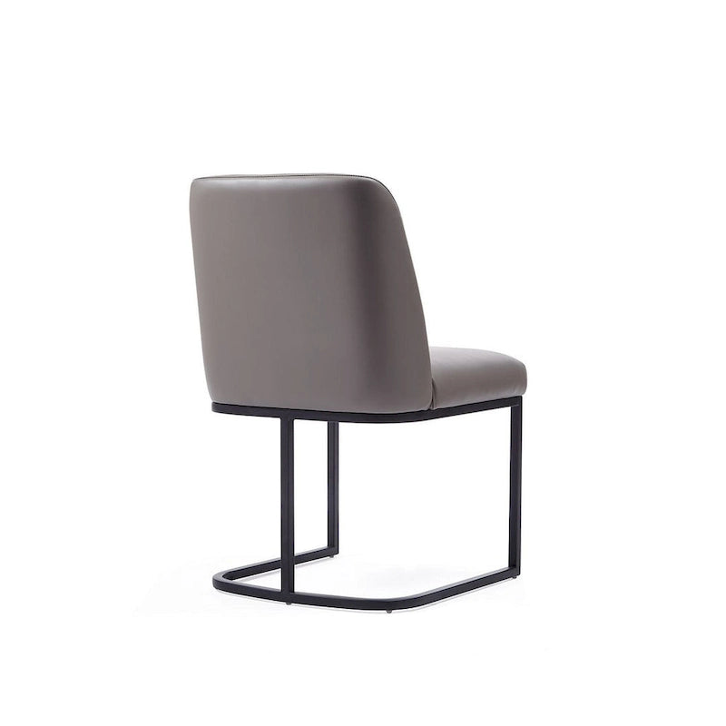 Chaises de salle à manger en similicuir (lot de 2)