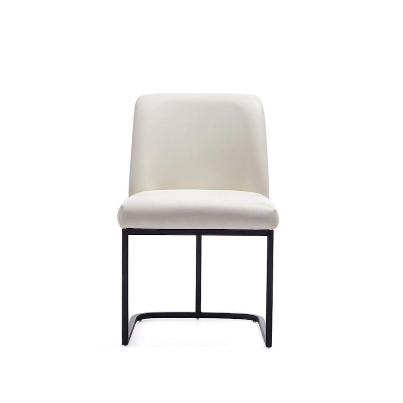 Chaises de salle à manger en similicuir (lot de 2)