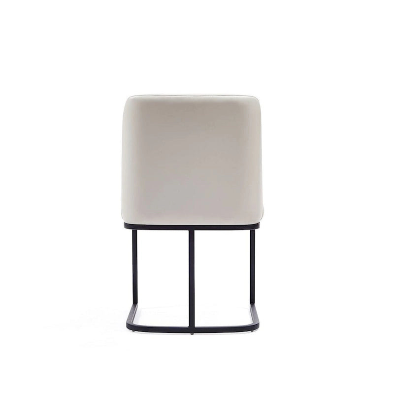 Chaises de salle à manger en similicuir (lot de 2)