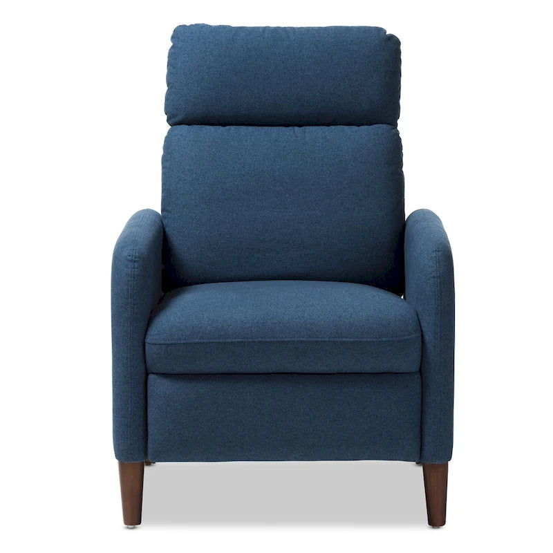 Fauteuil de salon en tissu de style Mid-century
