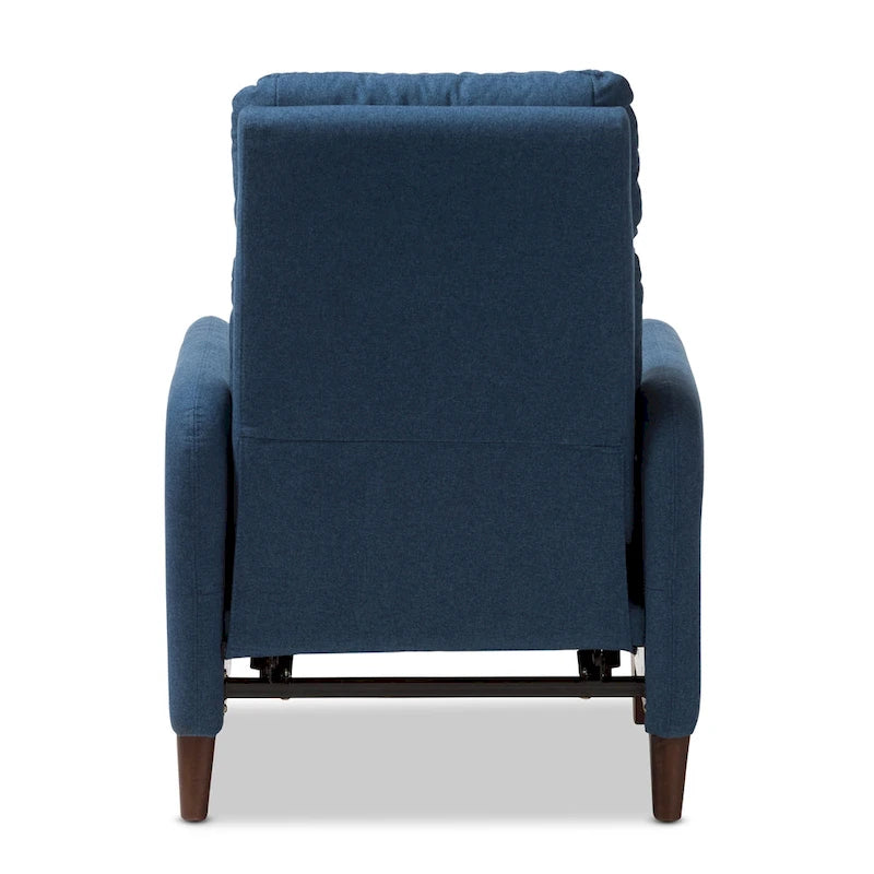 Fauteuil de salon en tissu de style Mid-century