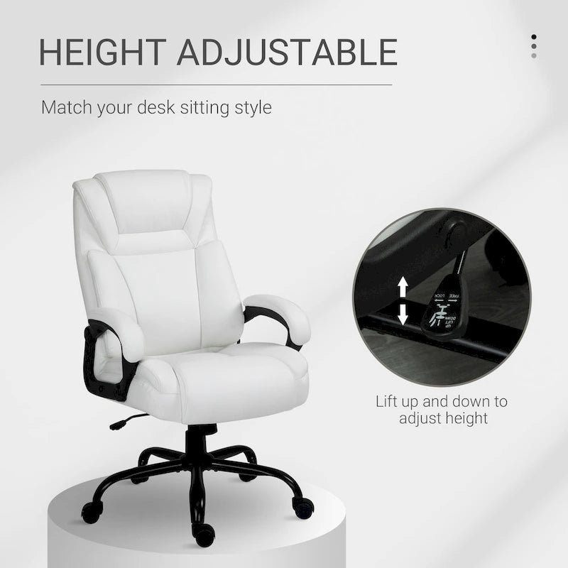 Fauteuil de bureau de direction extra-large et extra-haut