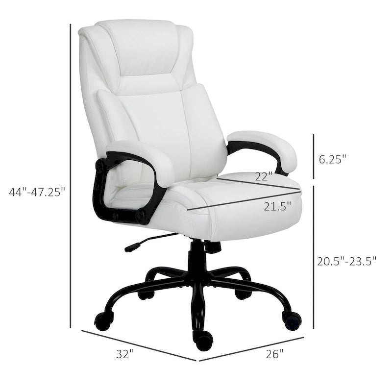 Fauteuil de bureau de direction extra-large et extra-haut