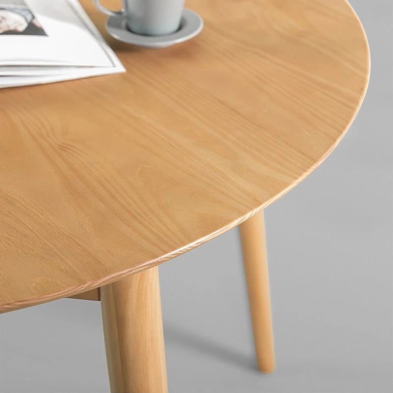 Table à manger en bois de style moderne de 42 pouces