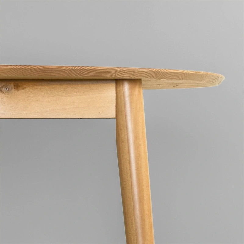 Table à manger en bois de style moderne de 42 pouces