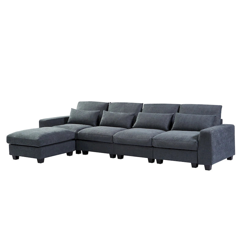 Canapé convertible (avec méridienne interchangeable)