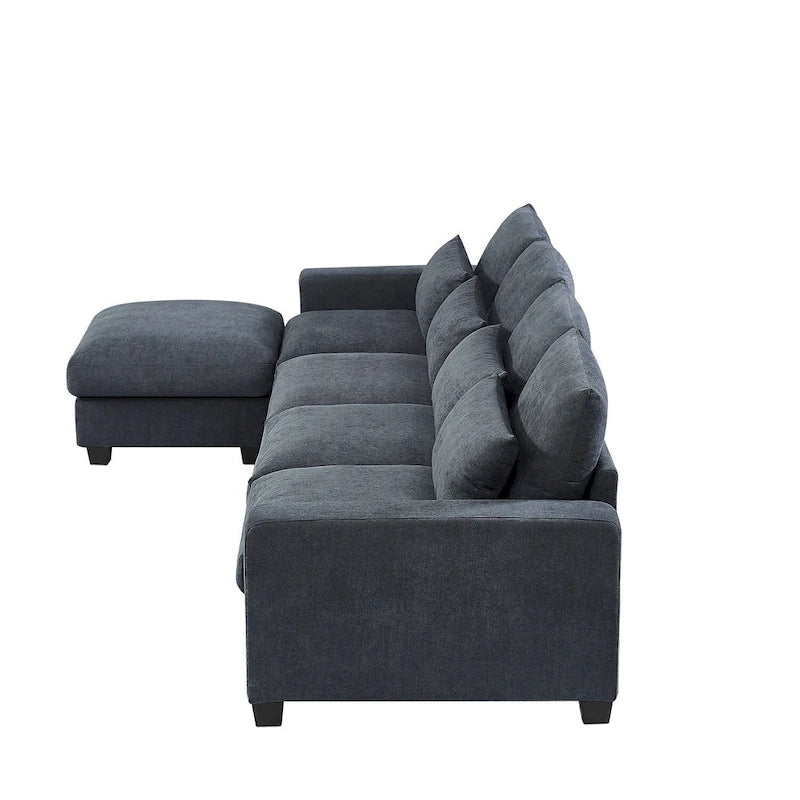 Canapé convertible (avec méridienne interchangeable)