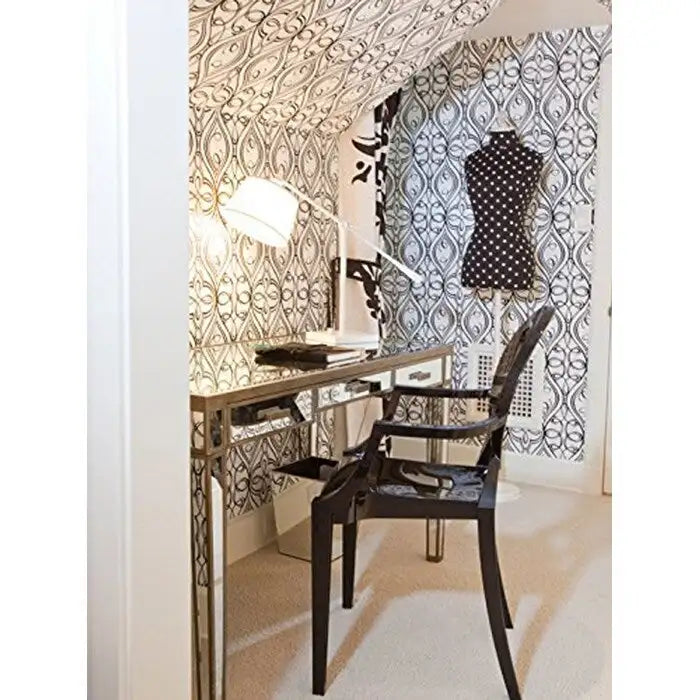 Lot de 2 chaises empilables transparentes (dossier ovale)
