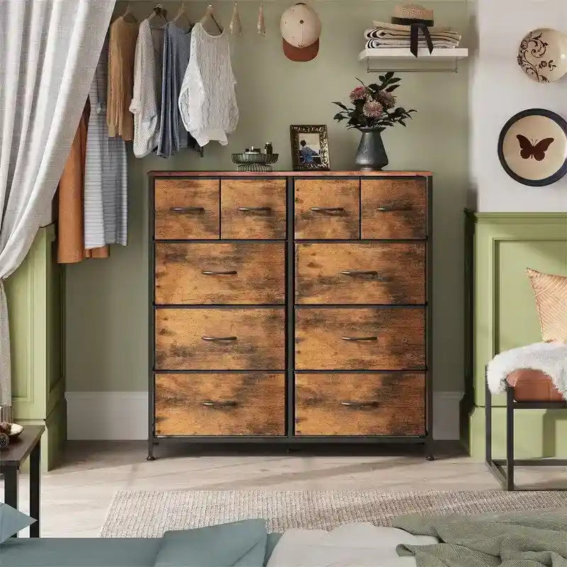Armoire de rangement en tissu pour chambre à coucher