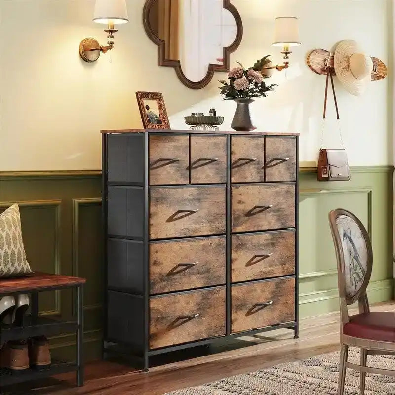 Armoire de rangement en tissu pour chambre à coucher