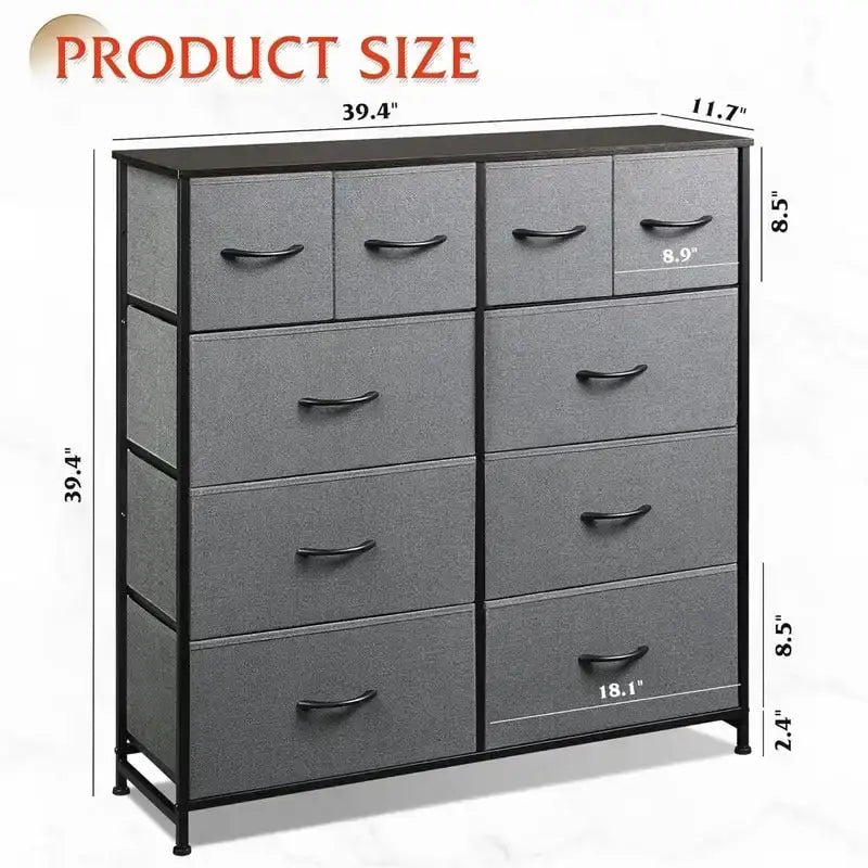 Armoire de rangement en tissu pour chambre à coucher
