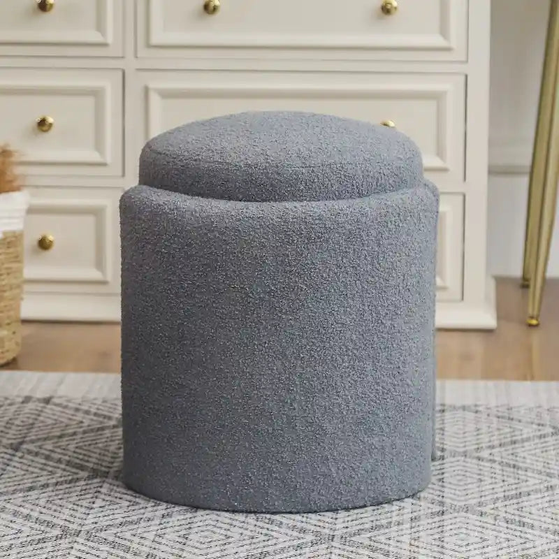 Tabouret pouf rond