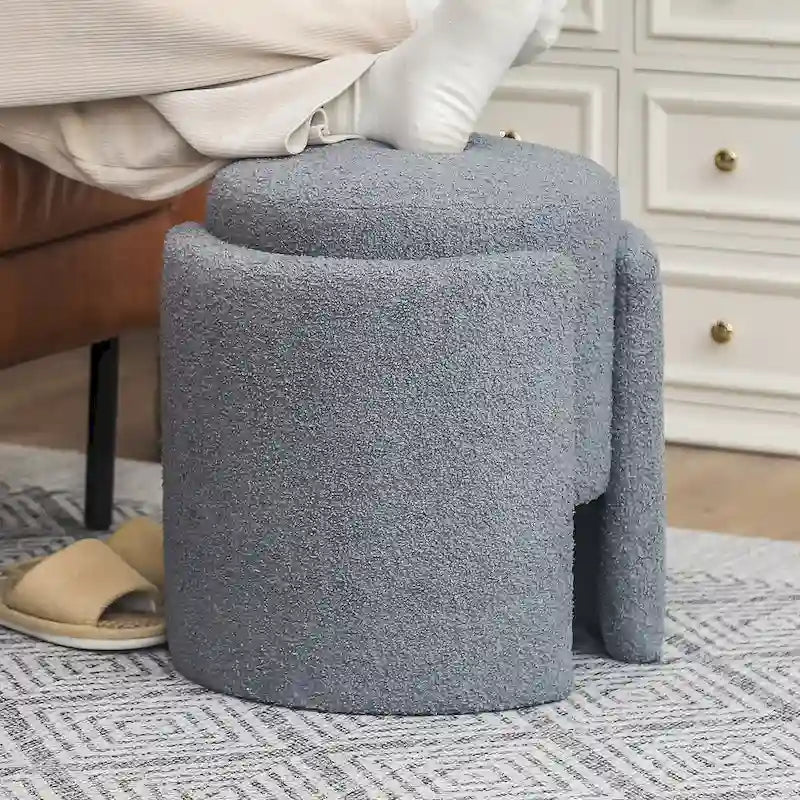 Tabouret pouf rond