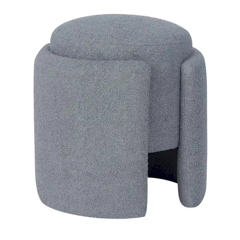 Tabouret pouf rond