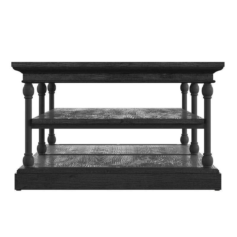 Table basse de rangement rectangulaire