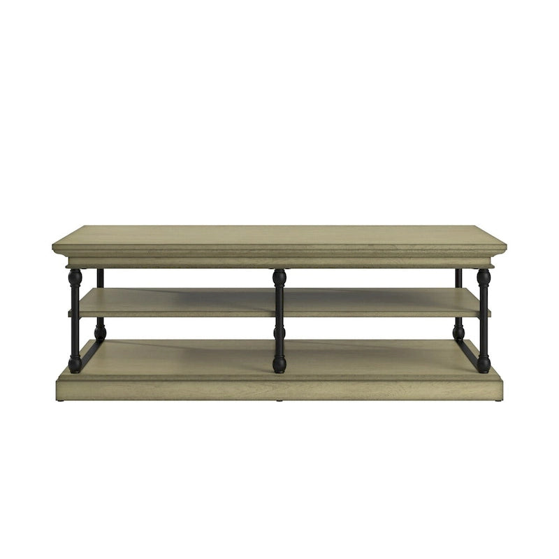 Table basse de rangement rectangulaire