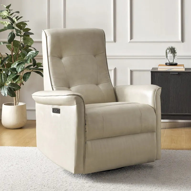 Fauteuil inclinable pivotant électrique (avec port USB)