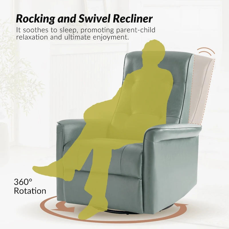 Fauteuil inclinable pivotant électrique (avec port USB)