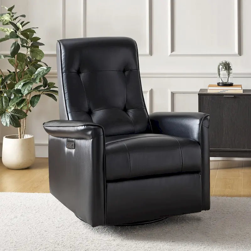 Fauteuil inclinable pivotant électrique (avec port USB)