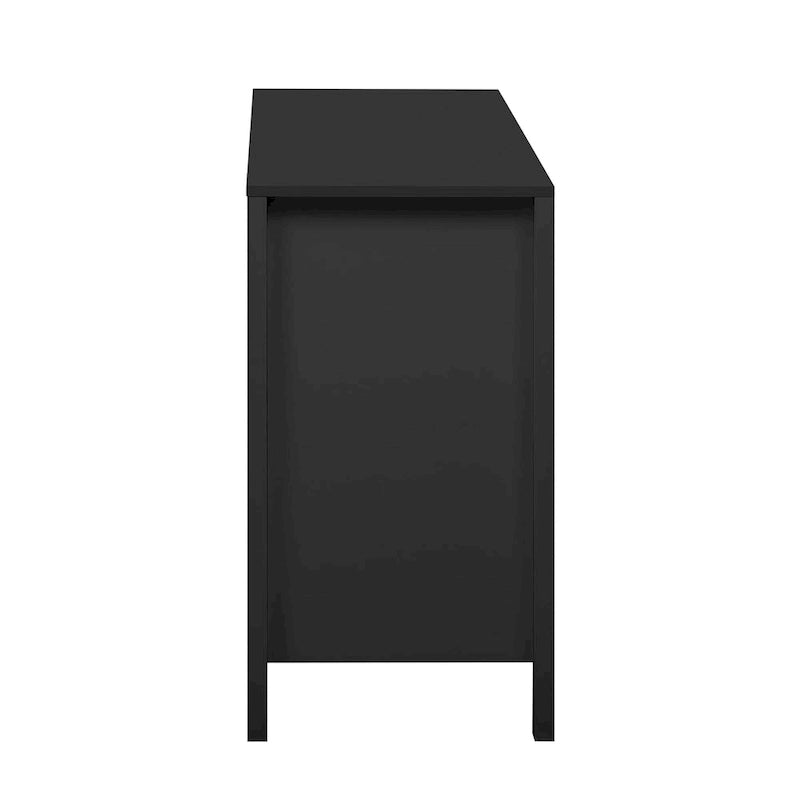 Meuble d'entrée moderne à motifs ondulés